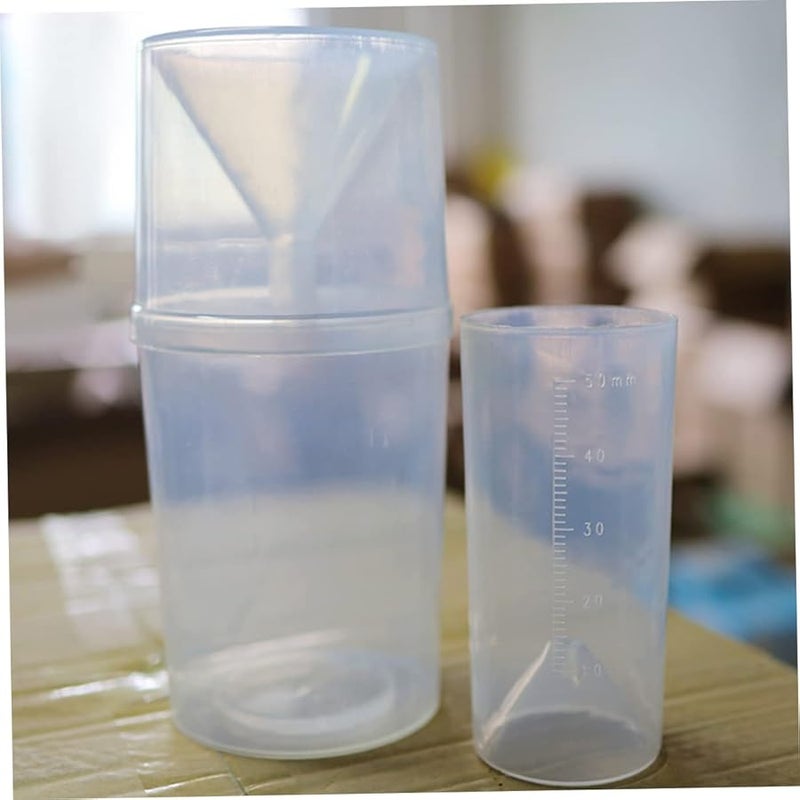 مقياس المطر البلاستيكي الأخضر قمع قياس هطول الأمطار في الهواء الطلق لأداة حديقة العشب - Image 5